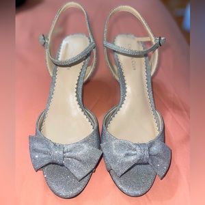 Charter Club Silver Glimmer Heels